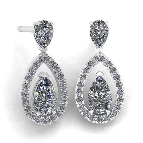 Boucles d'oreilles Collection Diamants .